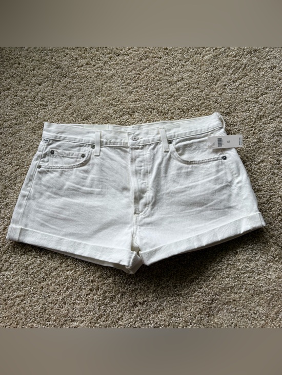 Citizens Of Humanity Pants - Citizens of Humanity Annabelle Moondust White Denim Shorts Relaxed Vintage Sz 30